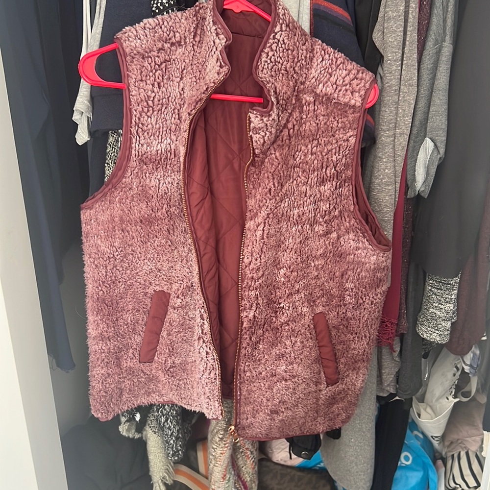 Maroon vest